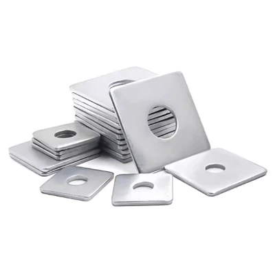 Carbon Steel na igwe anaghị agba nchara Square Washer